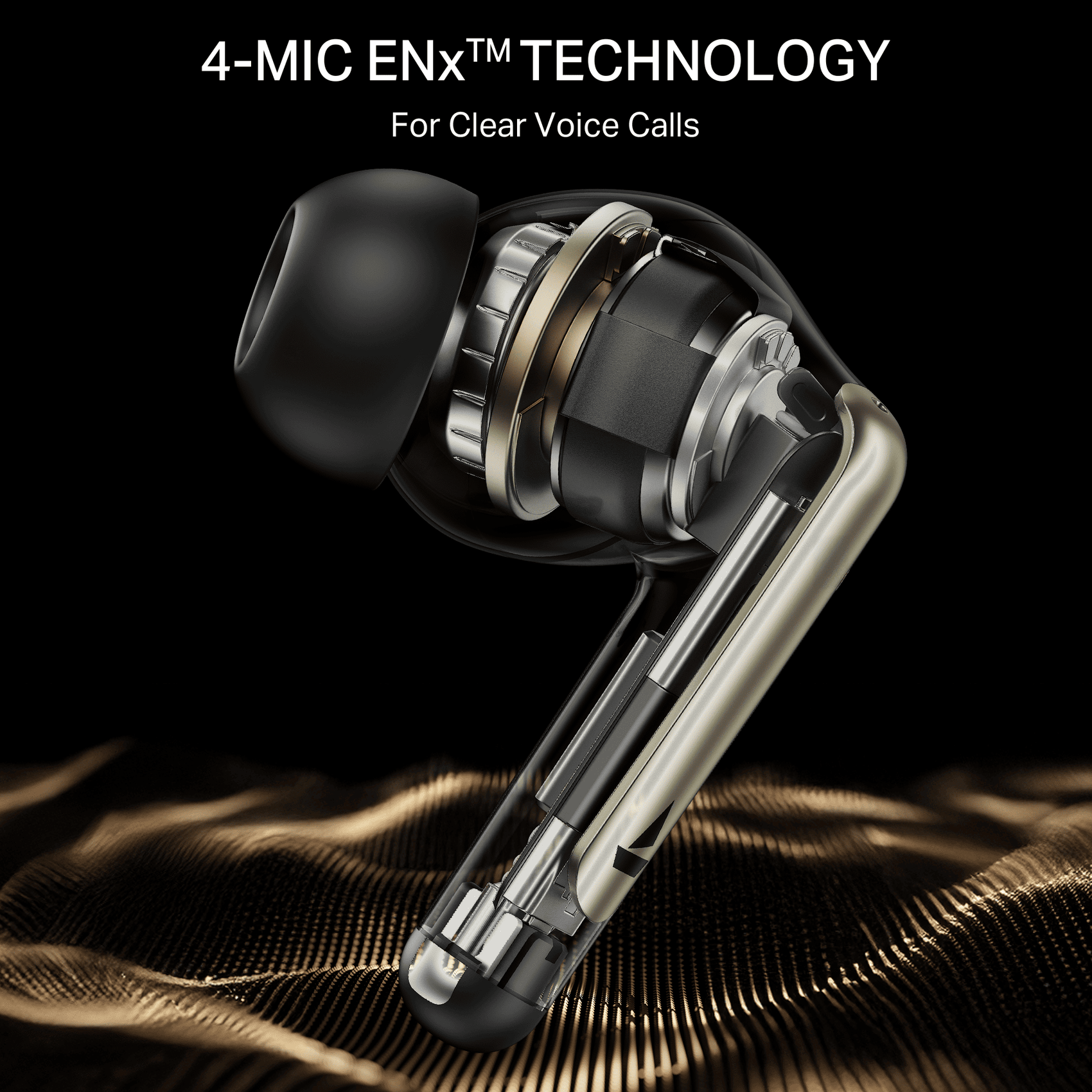 boAt Airdopes 141 Elite ANC Four Microphone Technology