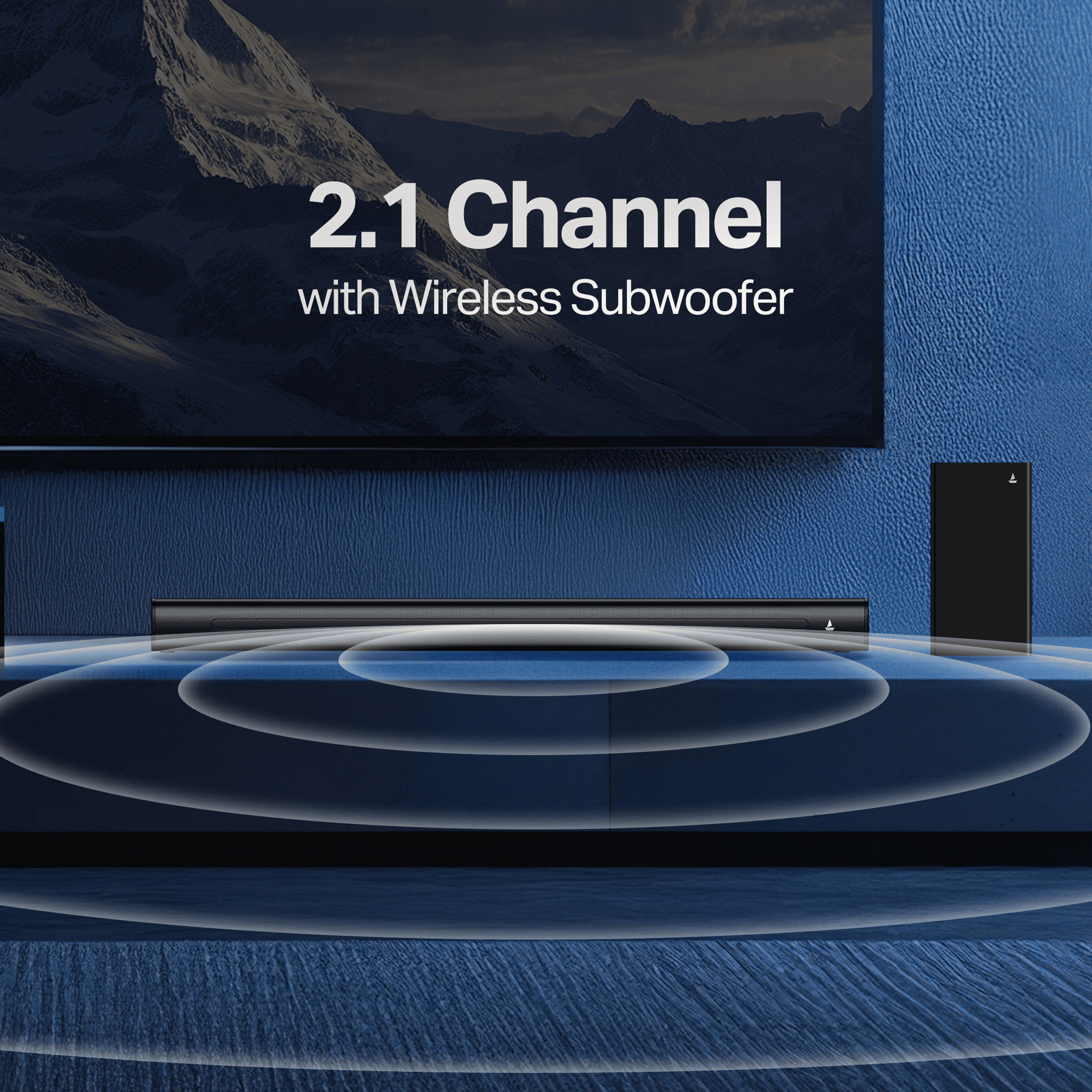 boAt Aavante 2.1 2450 | Soundbar with 240W RMS, Wireless Subwoofer & Multi-Connectivity