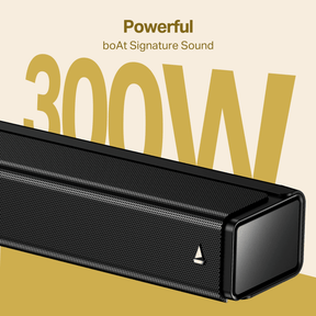 boAt Aavante 2.1 3050D | 2.1 Channel Soundbar with Dolby Audio, Wireless Subwoofer & 300W RMS Sound