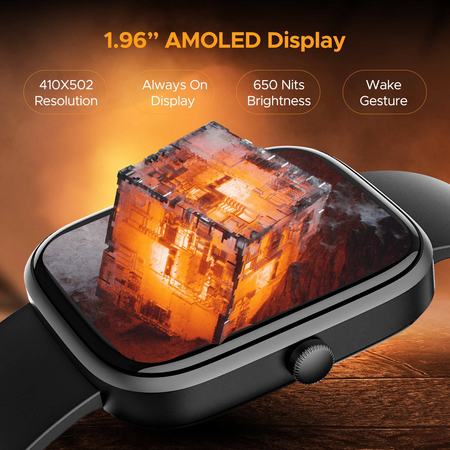 boAt Ultima Chronos Smartwatch with 1.96