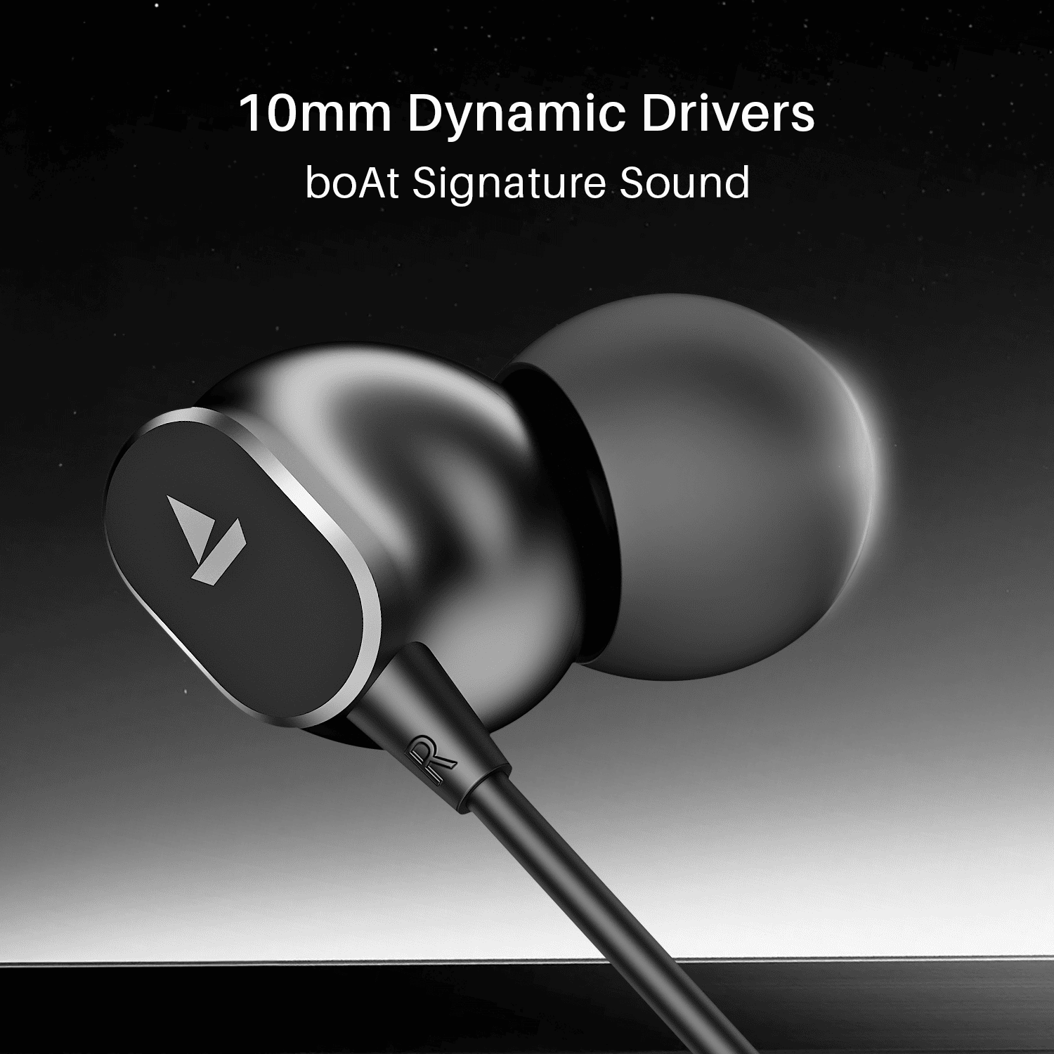 Bassheads 90C | Wired Earphones with 10mm Drivers, Magnetic Metallic Buds, In-Line Mic & Lightweight Design