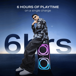 boAt PartyPal 700 | Bluetooth Speaker with 300W Sound, RGB Lights, 6 Hours Playback, Karaoke & TWS