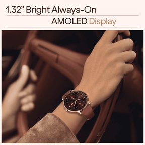 boAt Chrome Iris | Smartwatch with 1.32" AMOLED Display, Bluetooth Calling & Wellness Tracking