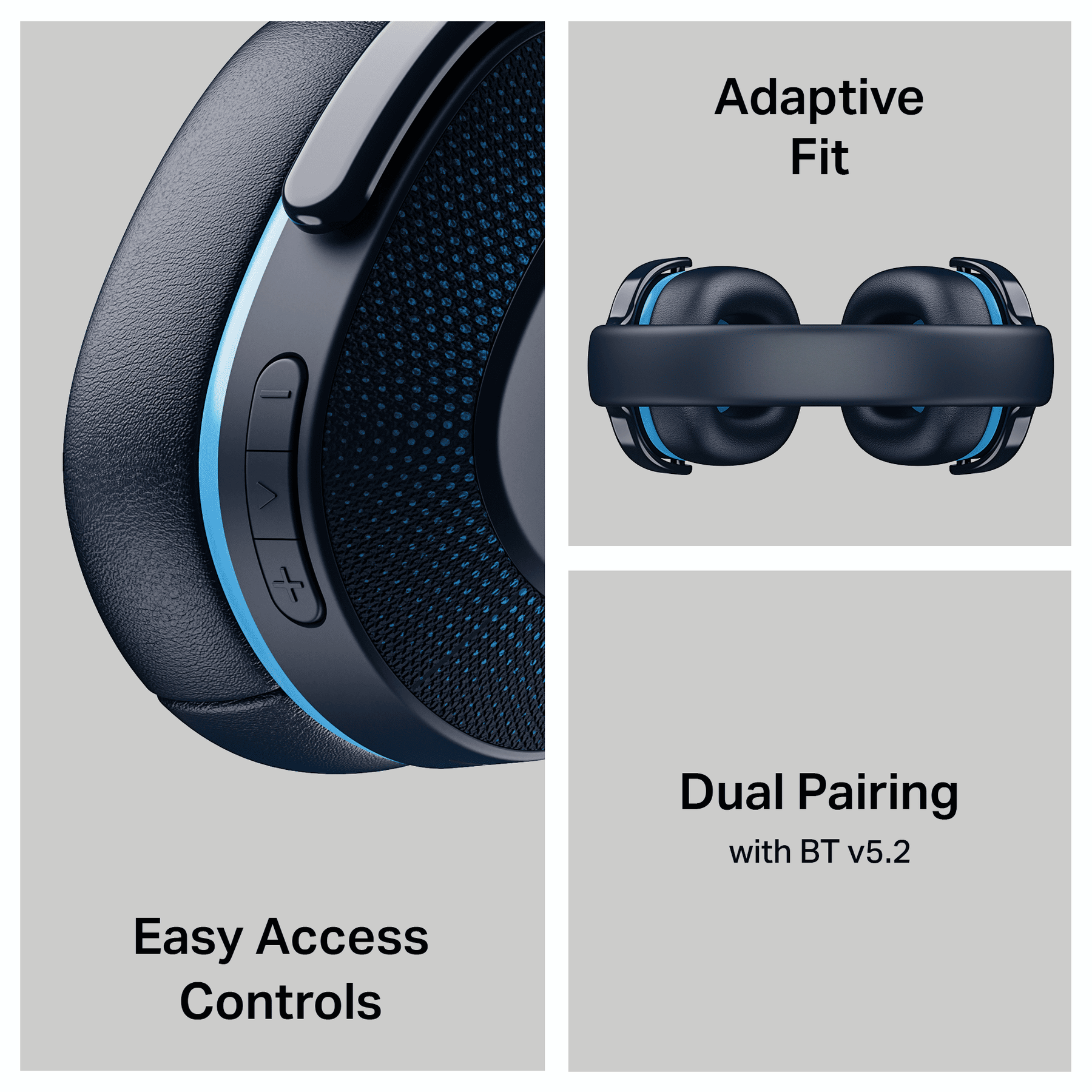 boAt Rockerz 413 | Wireless Headphones with 40mm Drivers, BEAST™ Mode, ENx™ Tech & 60H Playback