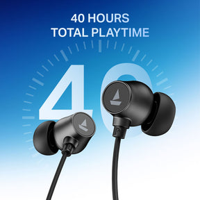 boAt Rockerz 301 ANC | Wireless Neckband Earphones with 40 Hours Playback, 30dB ANC & BEAST™ Mode