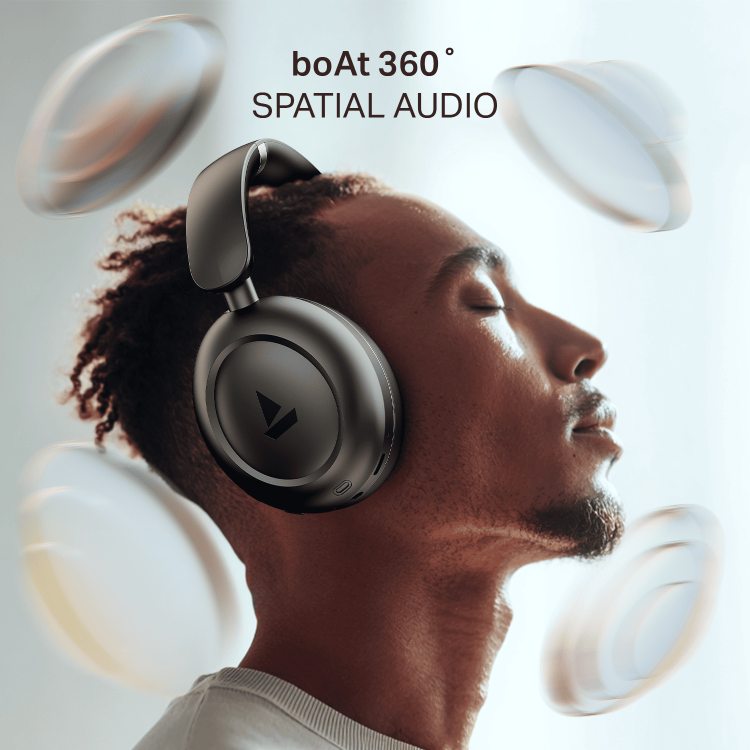 boAt Rockerz Prime 415 | Wireless Headphones with 120H Playback, 40mm Drivers, 360 Spatial Audio & 40ms Low Latency