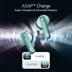 boAt Airdopes 181 Pro SS Edition | TWS Earbuds with 100 Hours Playback, Quad Mics with ENx™, BEAST™ Mode, ASAP™ Charge
