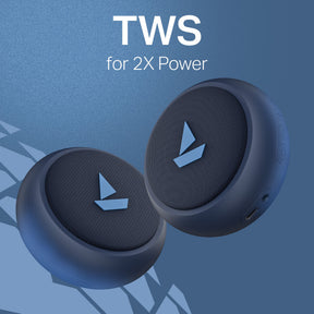 boAt Stone 108 | Portable Bluetooth Speaker with 3W Sound, 12H Playback, TWS feature & IPX4 Resistance