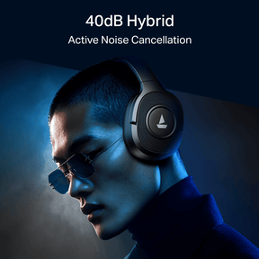 boAt Rockerz Plus 550 ANC | Wireless Headphones with 80H Playback, 40dB Hybrid ANC & boAt Signature Sound