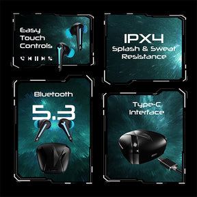 boAt Immortal 111 | Bluetooth Gaming Wireless Earbuds with BEAST™️Mode, ENx™ Technology, ASAP™ Charge, Bluetooth v5.3