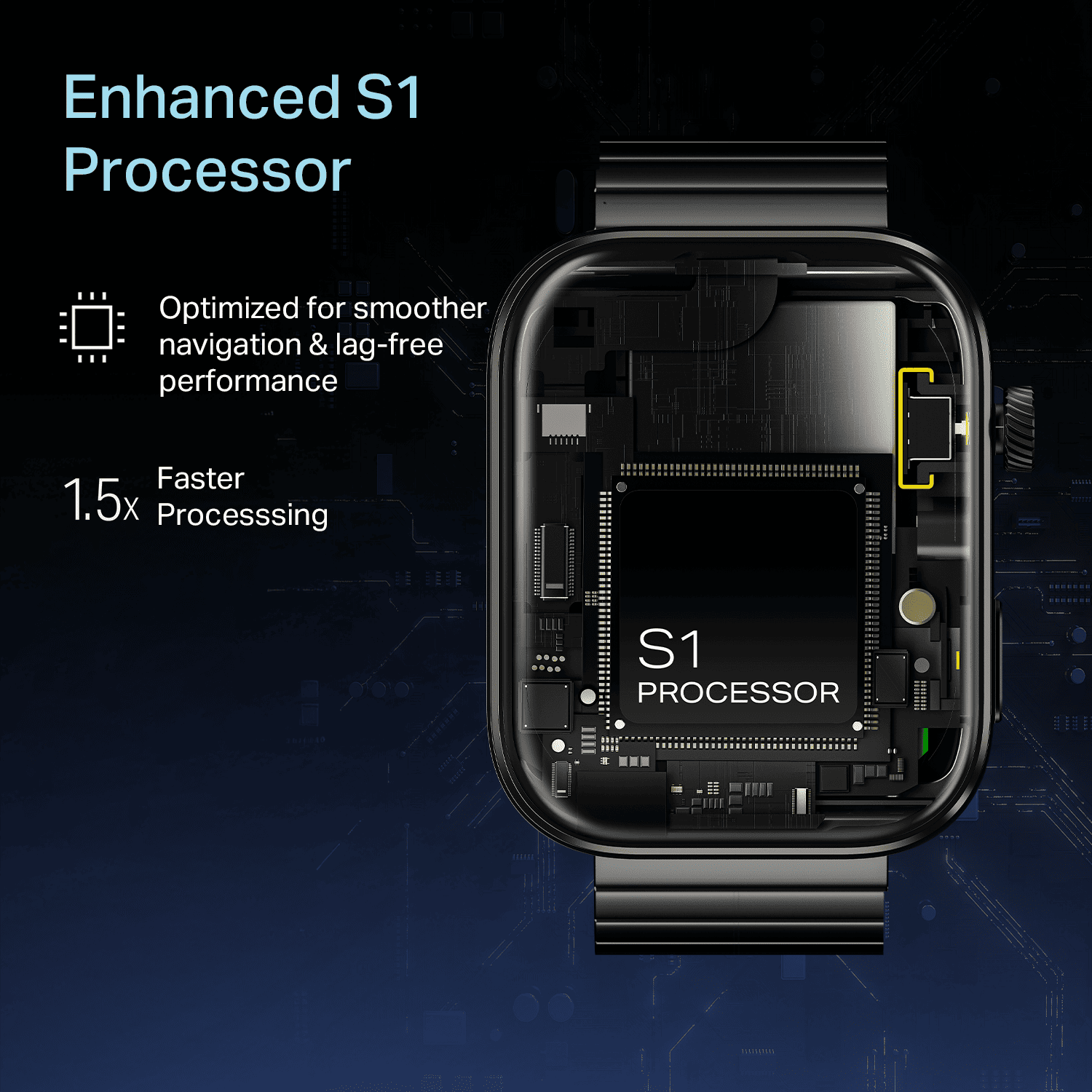 boAt Chrome Endeavour | Smartwatch with 1.96" AMOLED Display, AI Coach, Auto Activity Detection & Turn-by-Turn Navigation