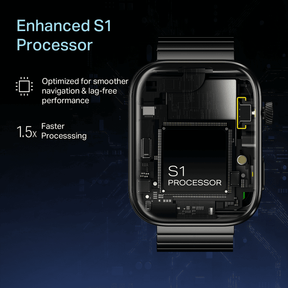 boAt Chrome Endeavour | Smartwatch with 1.96" AMOLED Display, AI Coach, Auto Activity Detection & Turn-by-Turn Navigation