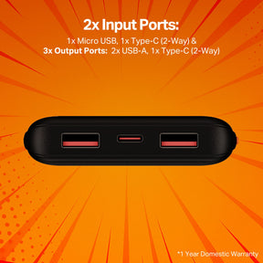 Energyshroom PB300 SPL (Naruto Edition)| Powerbank with 22.5W Fast Charging, 10,000mAh, 12-Layer Protection, 3 Output Ports