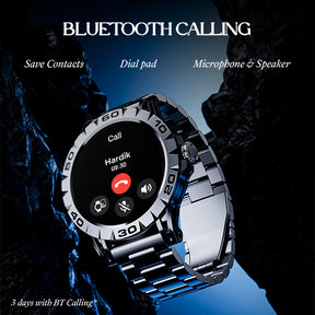 boAt Enigma Z30 | Smartwatch with 1.39" TFT Display, BT Calling, 100+ Watch Faces, Luxurious Metal Body