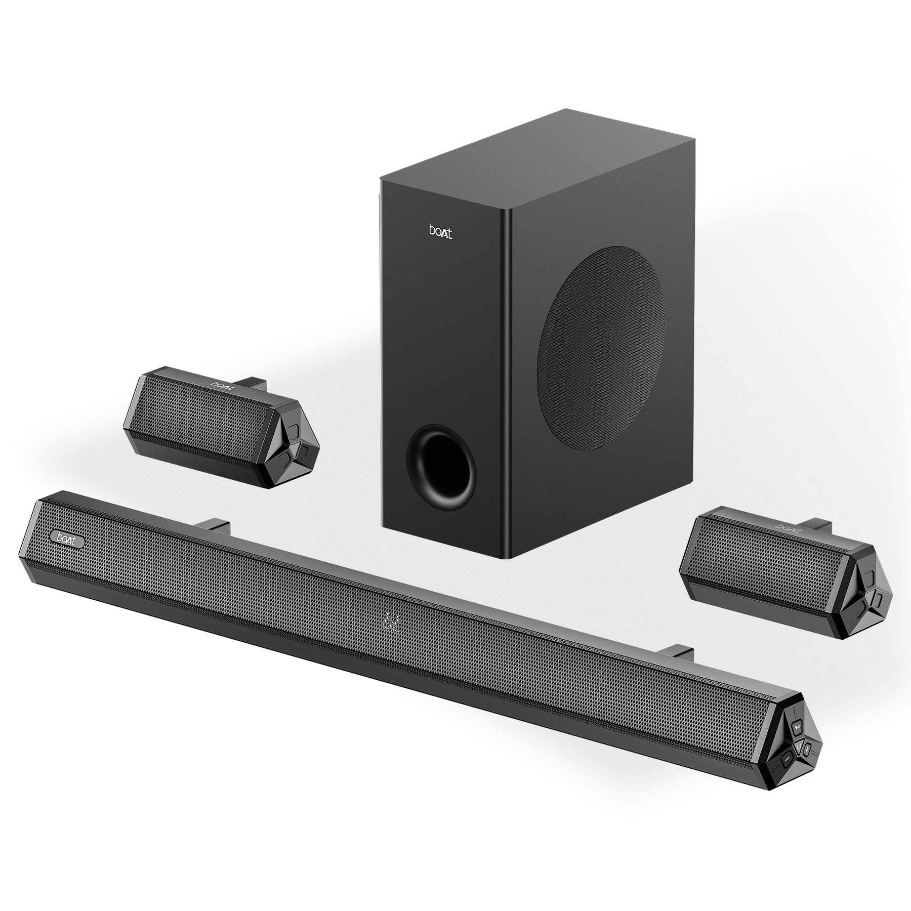 boAt Aavante Bar Prime B160 | 160W 5.1 Channel Soundbar with Wired Subwoofer & Rear Satellites