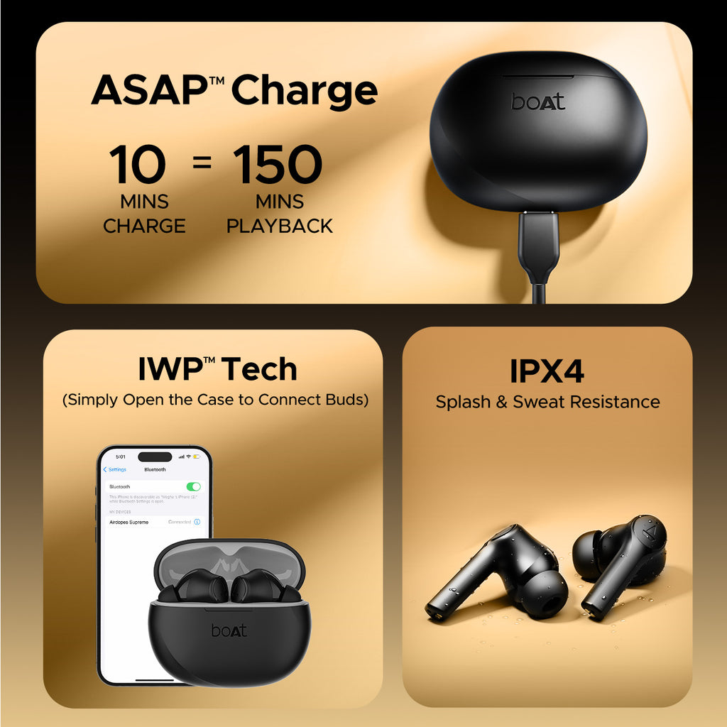 boAt Airdopes Supreme Wireless Earbuds - Image 9