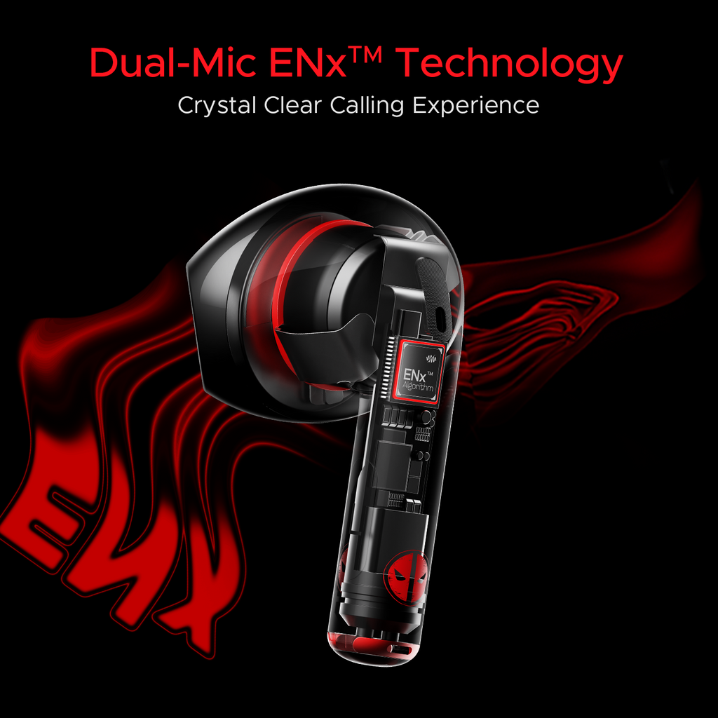 boAt Airdopes Alpha Deadpool Edition Wireless Earbuds - Image 4