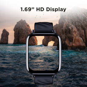 boAt Wave Prime 47 | Fitness Smartwatch with Sedentary Reminders, 550 Nits Brightness, 1.69" (4.29cm) HD display, Full Charge in 30 Mins, 100+ Custom Watch Faces, Blood Oxygen Monitor