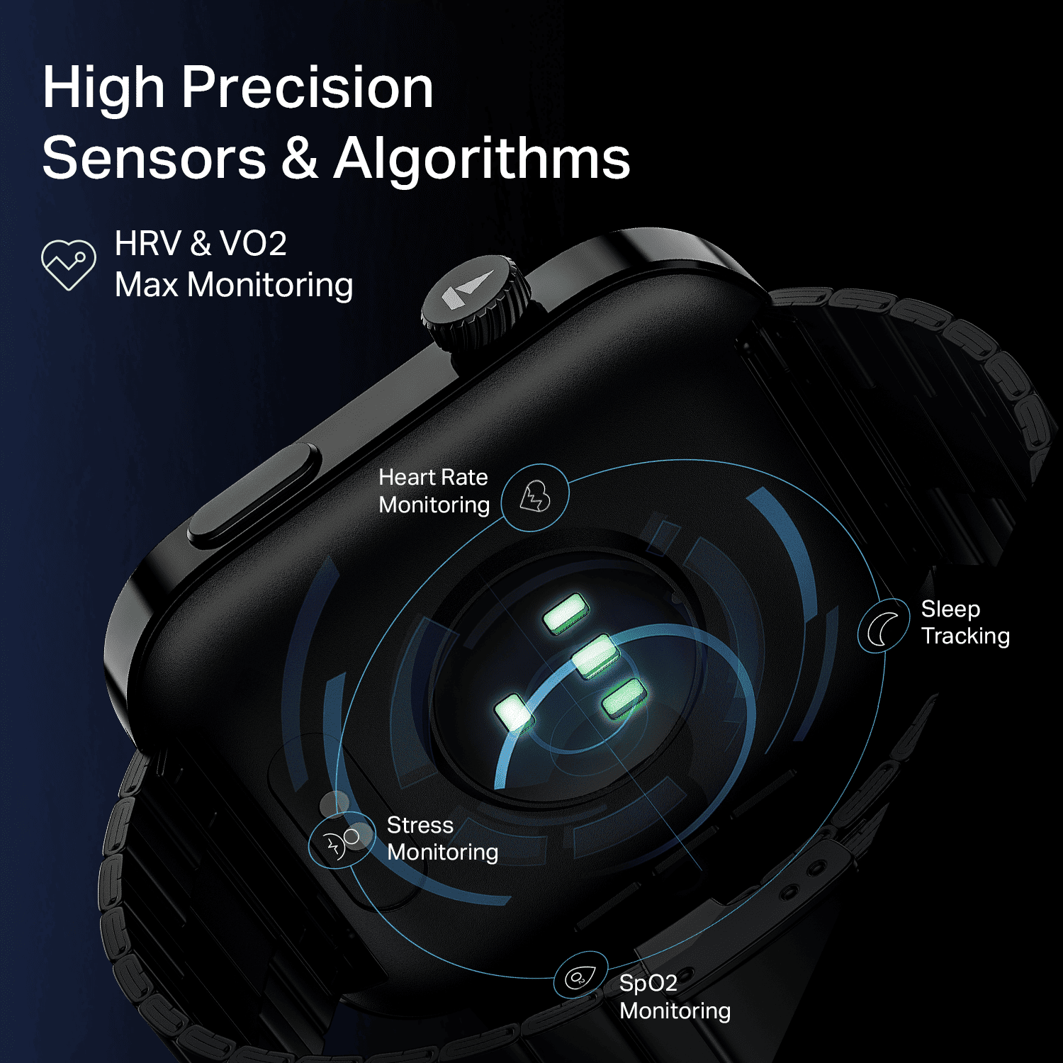 boAt Chrome Endeavour | Smartwatch with 1.96" AMOLED Display, AI Coach, Auto Activity Detection & Turn-by-Turn Navigation