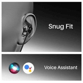 Bassheads 90C | Wired Earphones with 10mm Drivers, Magnetic Metallic Buds, In-Line Mic & Lightweight Design