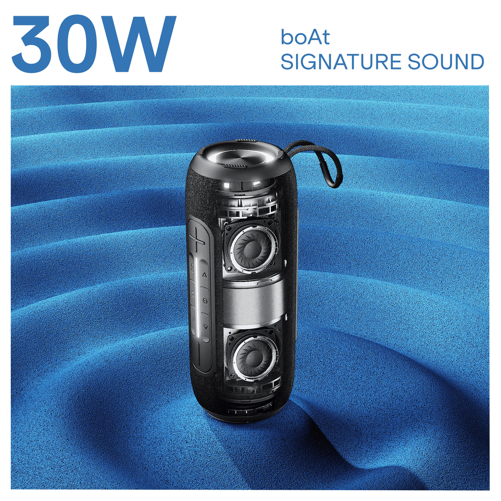 boAt Stone Rush 30W Bluetooth Speaker Beige - Image 3