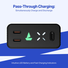 boAt Energyshroom PB465 Turbo X | 20000mAh Power Bank with 65W Turbo Fast Charging