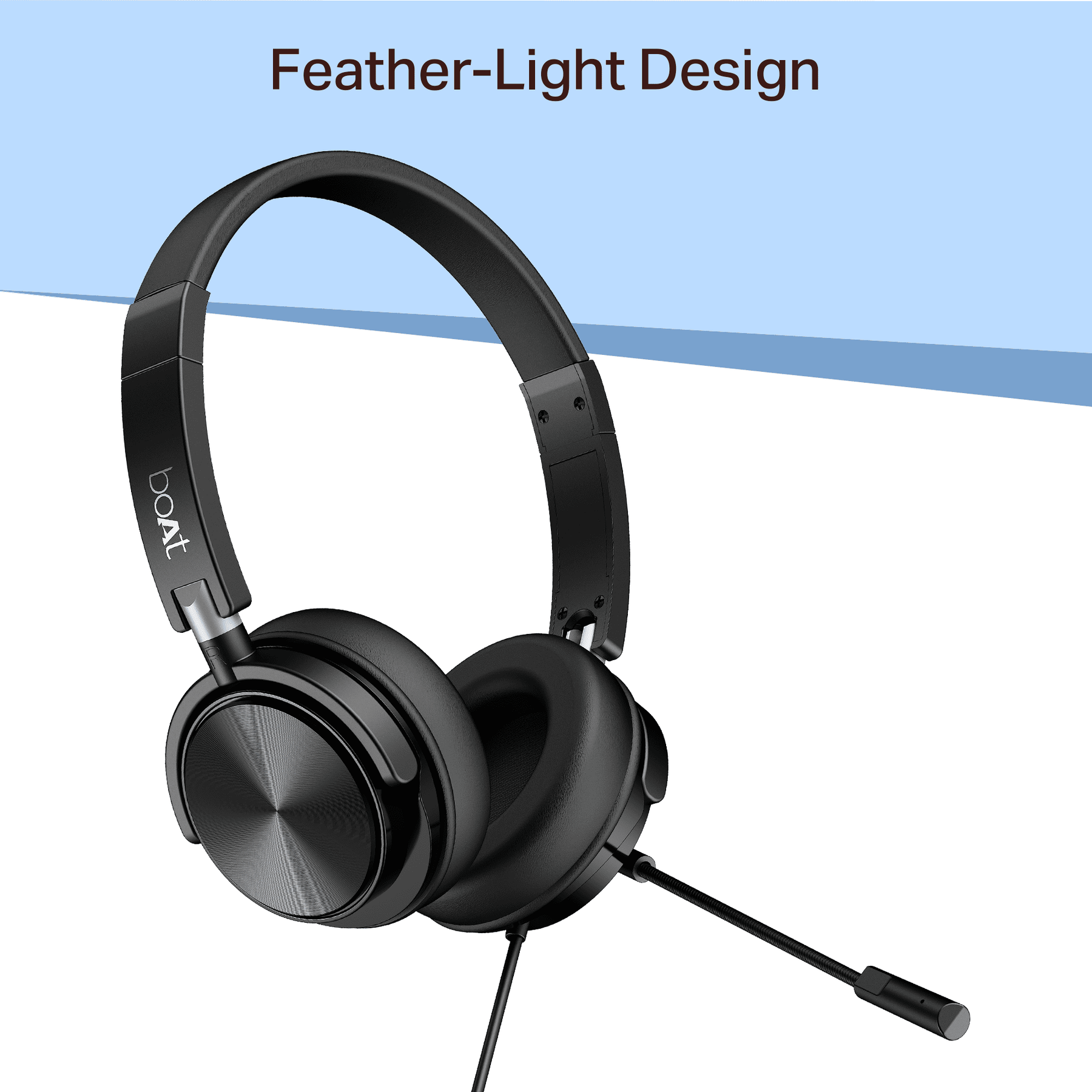 Bassheads 901 Pro | Wired Headset with Retractable Mic, Remote Control & Adjustable Headband