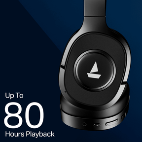 boAt Rockerz Plus 550 ANC | Wireless Headphones with 80H Playback, 40dB Hybrid ANC & boAt Signature Sound