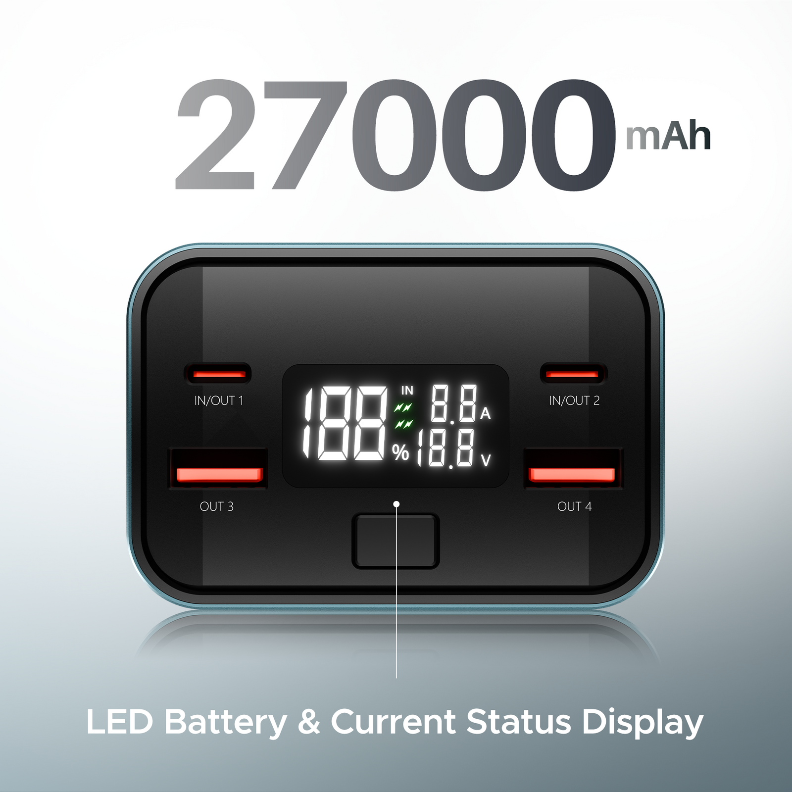 boAt Energyshroom PB600 PowerPulse - 160W Fast Charging Powerbank with ...