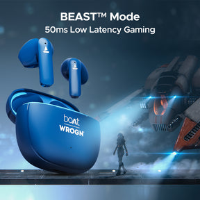 boAt Airdopes 118 Wrogn Edition| Earbuds with 10mm drivers, BEAST™ Mode for Gamers, ENx™ Technology