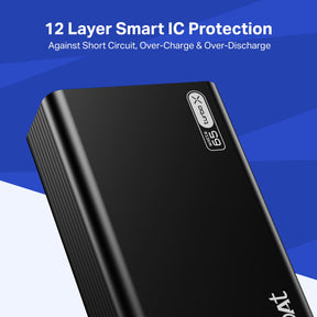 boAt Energyshroom PB465 Turbo X | 20000mAh Power Bank with 65W Turbo Fast Charging