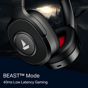 boAt Rockerz Plus 550 ANC | Wireless Headphones with 80H Playback, 40dB Hybrid ANC & boAt Signature Sound