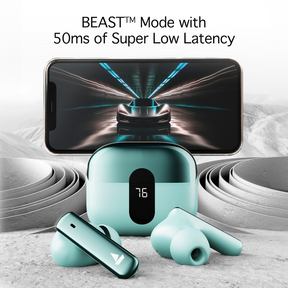 boAt Airdopes 181 Pro SS Edition | TWS Earbuds with 100 Hours Playback, Quad Mics with ENx™, BEAST™ Mode, ASAP™ Charge