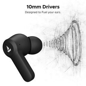 boAt Airdopes Fuel | Premium Wireless Earbuds with 10mm Drivers, 50 Hours Long Playback, BEAST™ Mode, ENx™ Technology