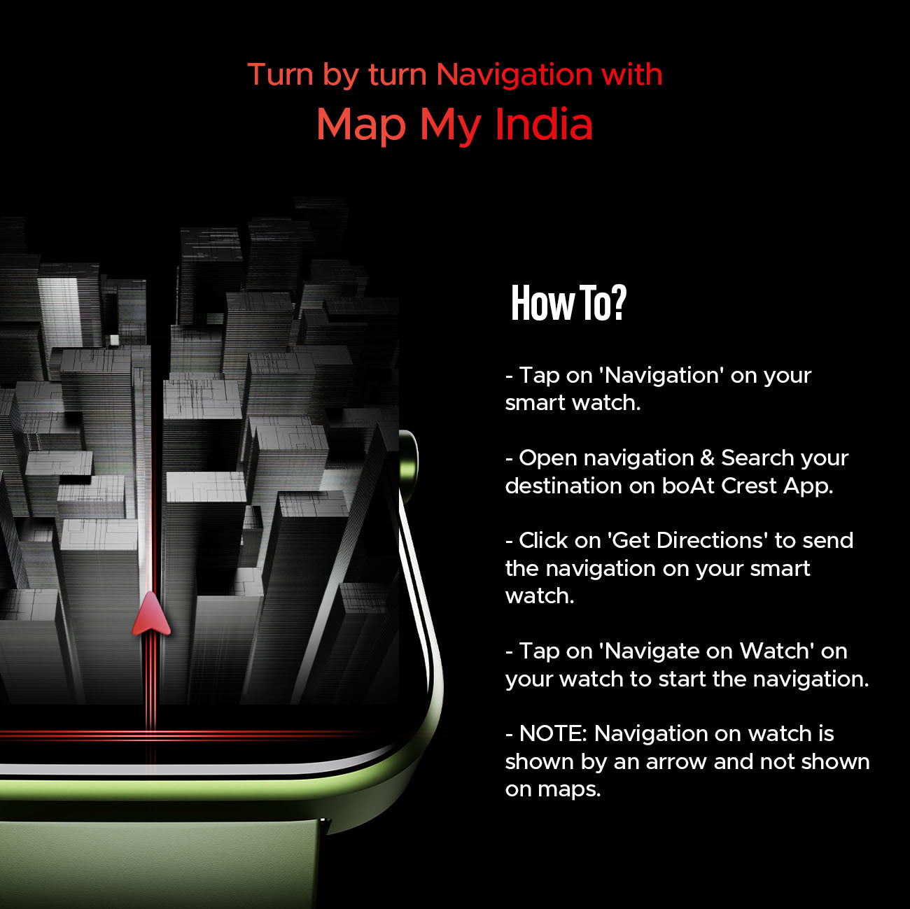 boAt Storm Call 3 | Smartwatch with built-in Map Navigation, 1.83" HD Display, BT Calling, 700+ Activity Modes, SOS Feature