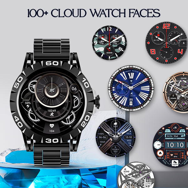 boAt Enigma Z30 | Smartwatch with 1.39" TFT Display, BT Calling, 100+ Watch Faces, Luxurious Metal Body