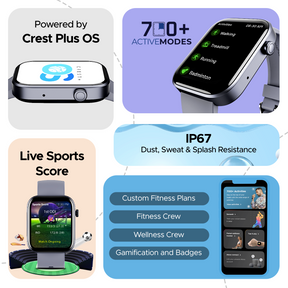 boAt Wave Call 2 | Smartwatch with Bluetooth Calling, 1.83" (4.64cm) HD Display, 700+ Active Modes, 1000+ Watch Faces, Crest OS+