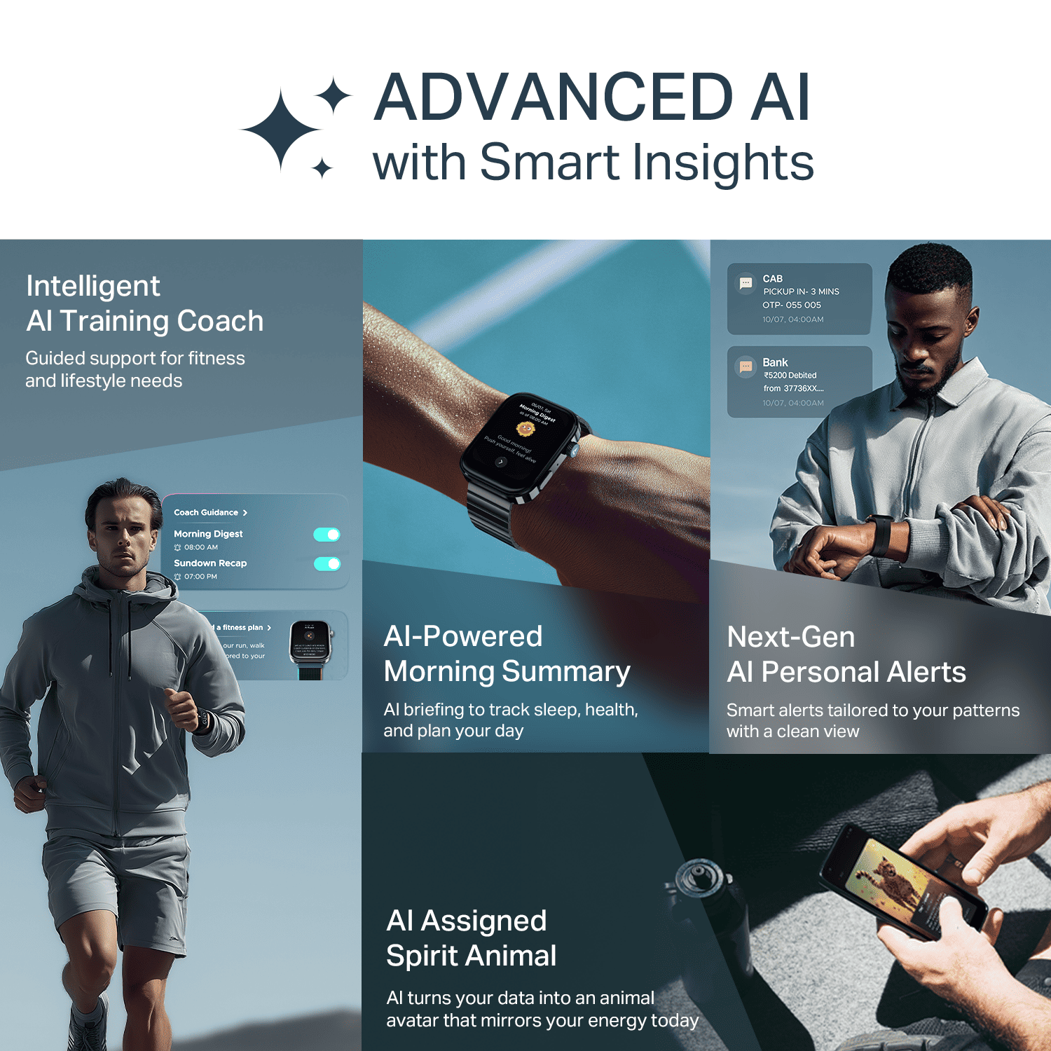 boAt Chrome Endeavour | Smartwatch with 1.96" AMOLED Display, AI Coach, Auto Activity Detection & Turn-by-Turn Navigation