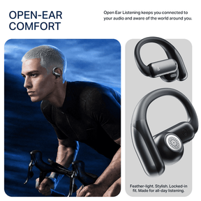 boAt Airdopes Stride | Open-Ear Earbuds with 50 Hours Playback & Spatial Audio