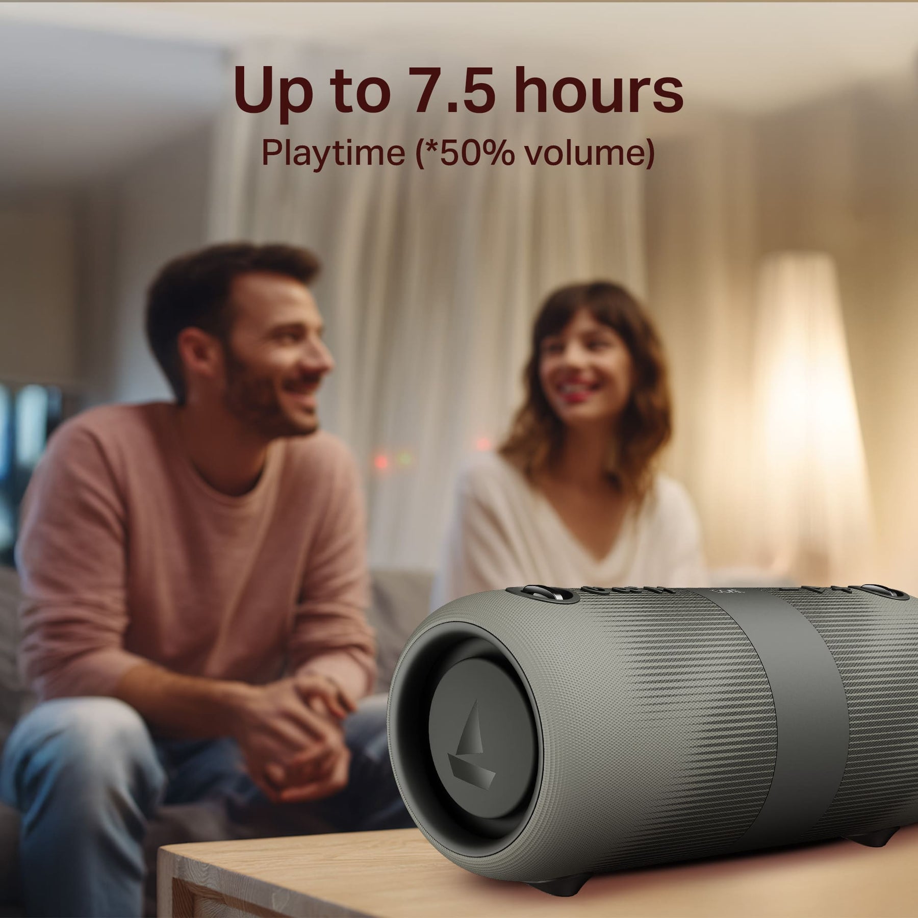 boAt Stone 1200 Pro | Bluetooth Speaker with 60W Sound, 7.5H Playback & TWS Mode