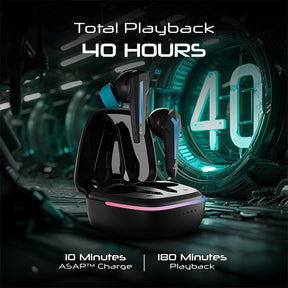 boAt Immortal 111 | Bluetooth Gaming Wireless Earbuds with BEAST™️Mode, ENx™ Technology, ASAP™ Charge, Bluetooth v5.3