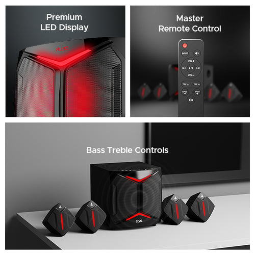 boAt Blitz 2000 Pro - 4.1 Channel Surround Sound Party Bluetooth Speaker