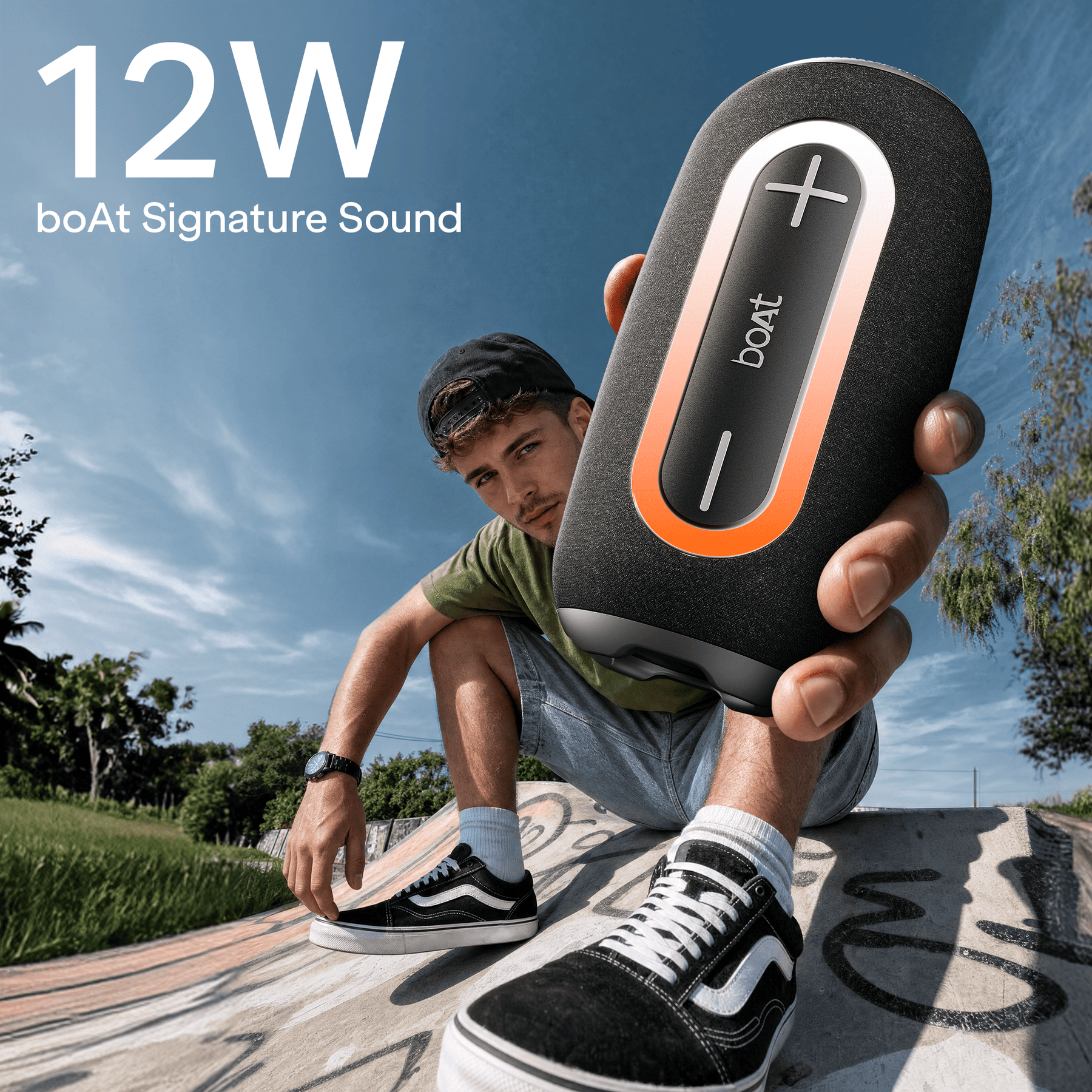 boAt Stone 350 Plus | 12W Bluetooth Speaker with RGB & TWS