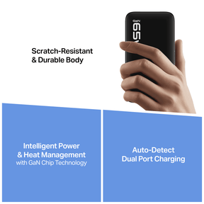 boAt 65W GaN Nano Charger | 65W Fast Charger with GaN Chip, Smart IC Protection & Dual-Port Charging