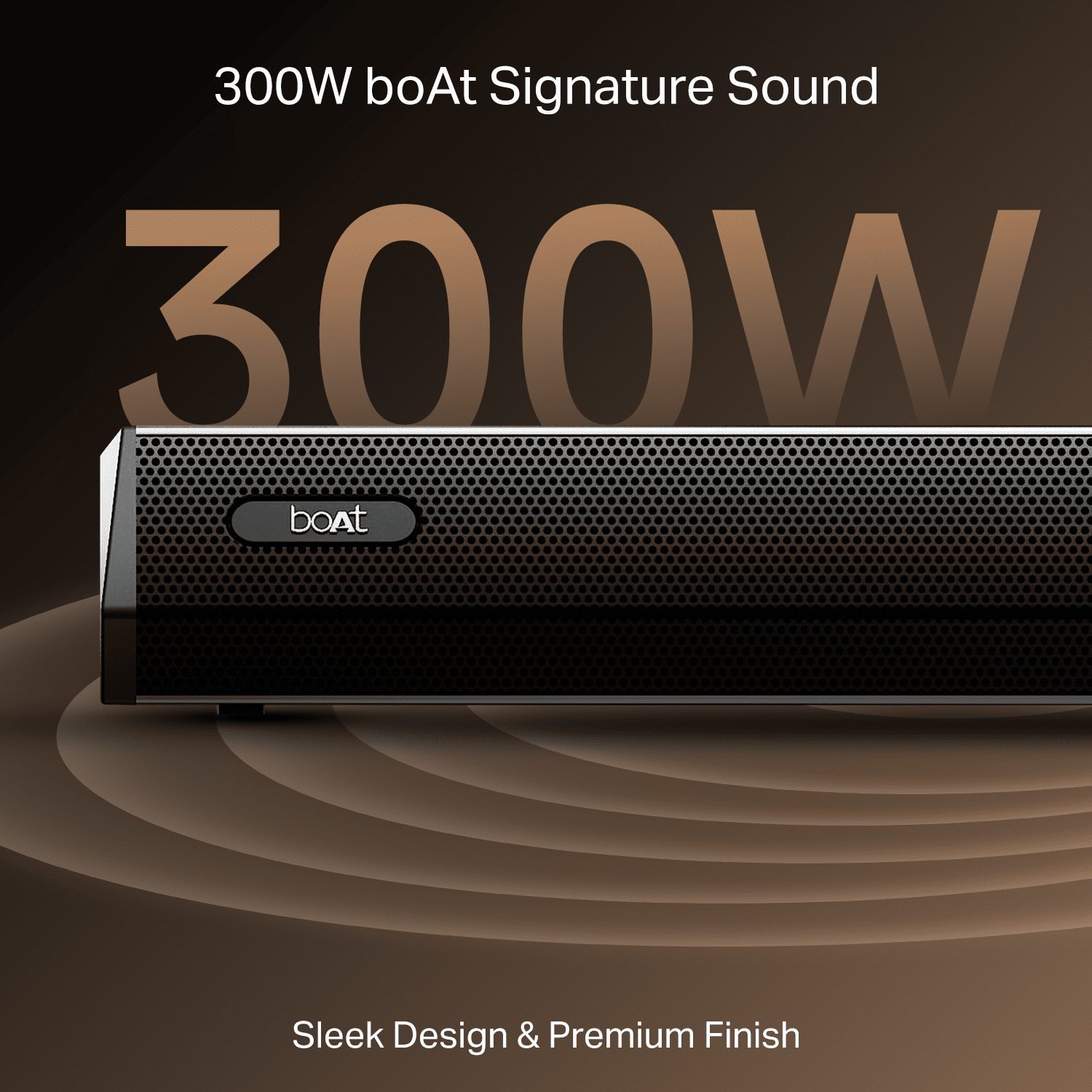 boAt Aavante Bar Prime B300 | 300W 5.1 Channel Soundbar with Wired Subwoofer & Rear Satellites