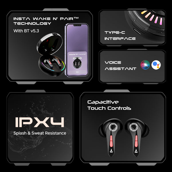 Boat Immortal 201 airdopes 91 earbuds released 2024 Boat earbuds 2024