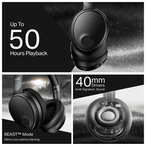 boAt Rockerz Trendz | Wireless Headphones with 50 Hours Playback, BEAST™ Mode & ENx™ Calling