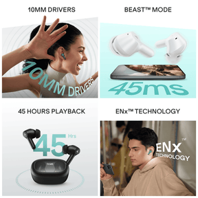 boAt Airdopes 71 Gen 2 | Earbuds with 45 Hours Playback, ENx™ Technology & Advanced Bluetooth v6.0