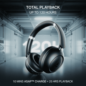 boAt Rockerz Prime 415 | Wireless Headphones with 120H Playback, 40mm Drivers, 360 Spatial Audio & 40ms Low Latency