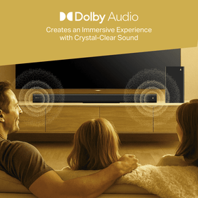 boAt Aavante 2.1 3050D | 2.1 Channel Soundbar with Dolby Audio, Wireless Subwoofer & 300W RMS Sound